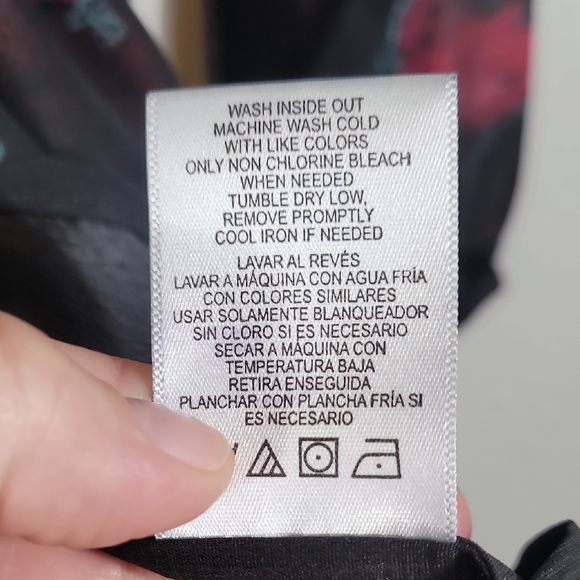 NWT Sam Edelman Russian Romance Dress Size L Whimsigoth Dark Floral Mini Ruffle - Picture 9 of 14